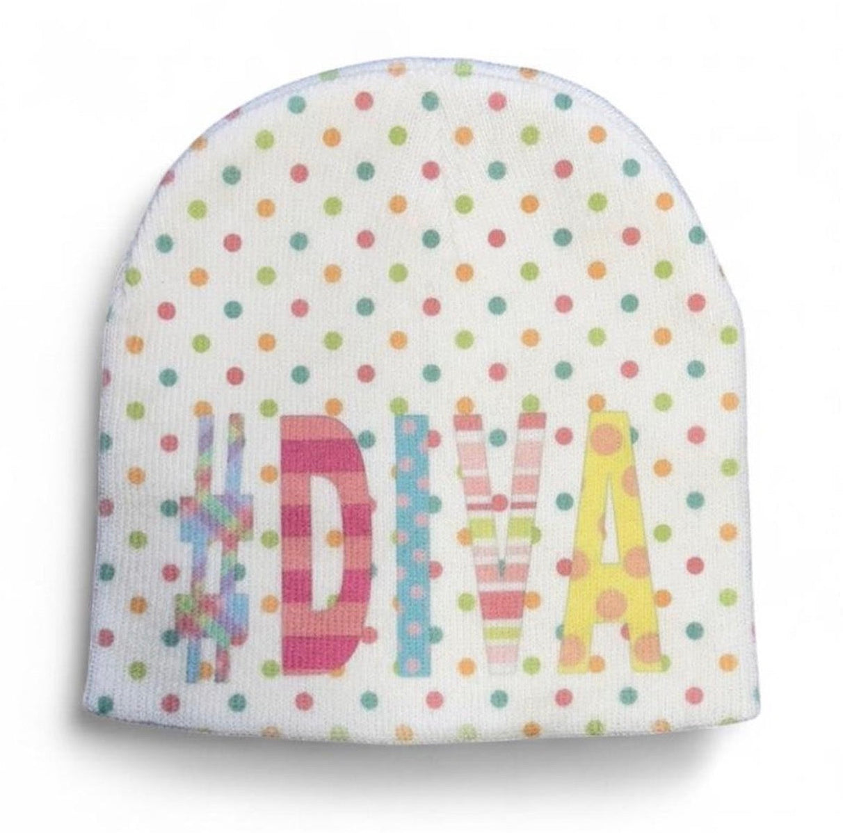 #Diva Polka Dot Beanie