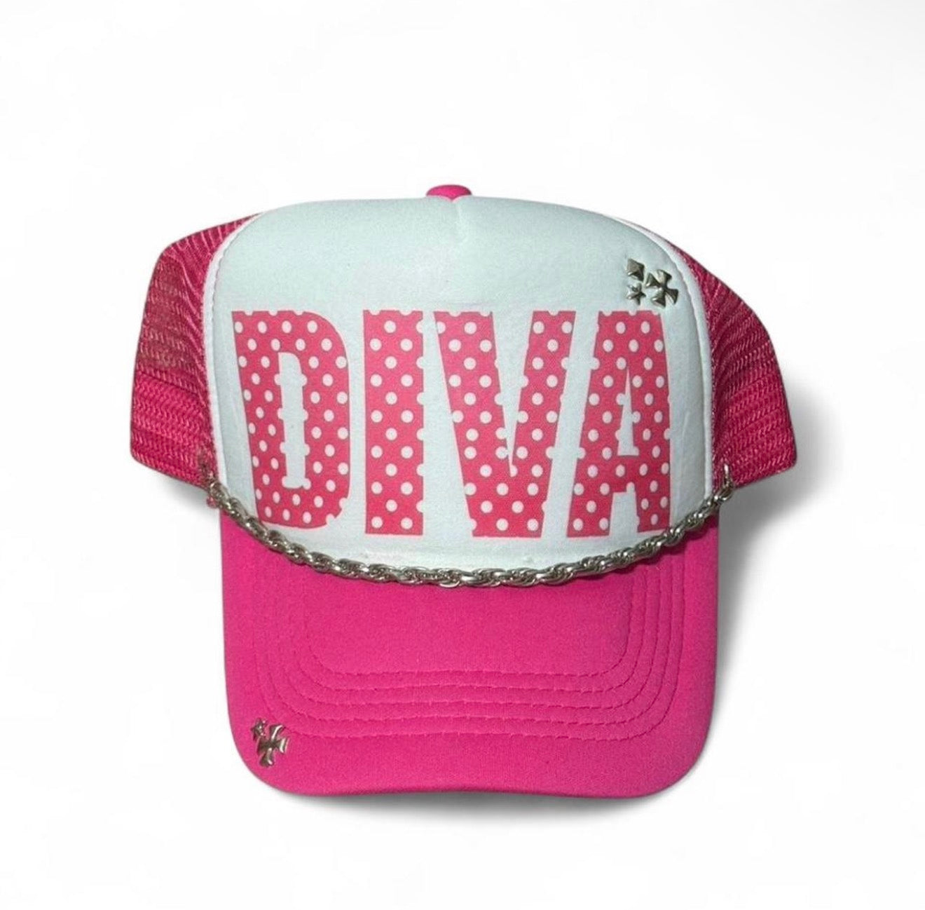 Diva Polka Dot Trucker Hat